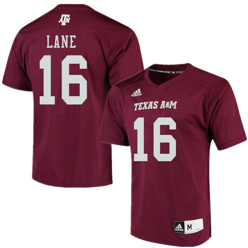 Men #16 Chase Lane Texas A&M Aggies College Football Jerseys Sale-Maroon Alumni Player - Click Image to Close